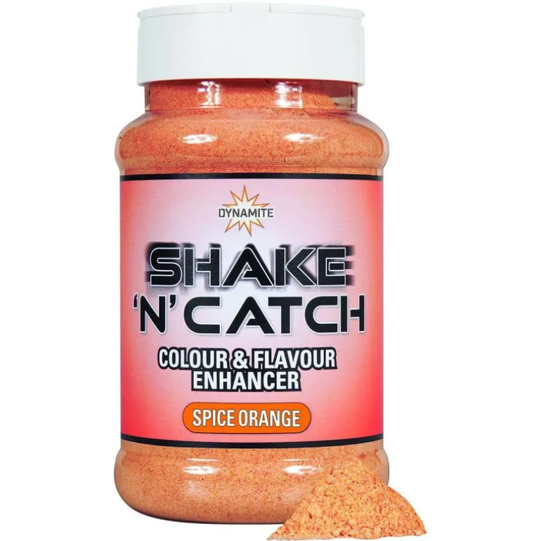 Additif en Poudre dynamite Baits Shake'N'Catch Colour & Flavour Enhancer Arôme Spice Orange