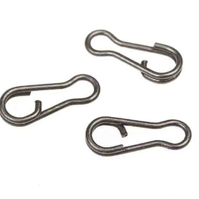 Agrafes rapides carpe nash links clip fort de fer (x10)