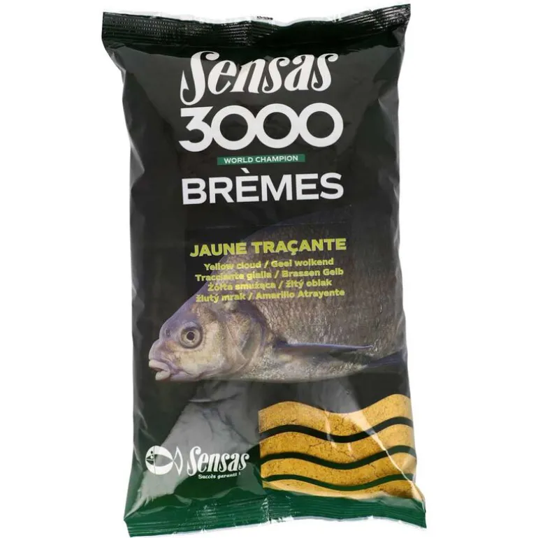 Amorce sensas 3000 bremes jaune tracante 1kg