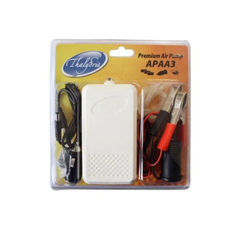 Aérateur à vivier usb + allume cigare + pince pour batterie