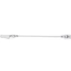 Bas de ligne acier monté carnassier cannelle avancon multiflex rigide c813 11cm (x3)