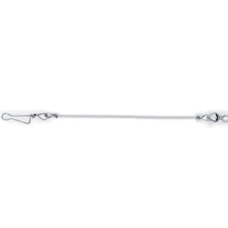 Bas de ligne acier monté carnassier cannelle avancon multiflex rigide c813 11cm (x3)