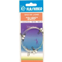 Bas de ligne mer flashmer surf 2 emerillons