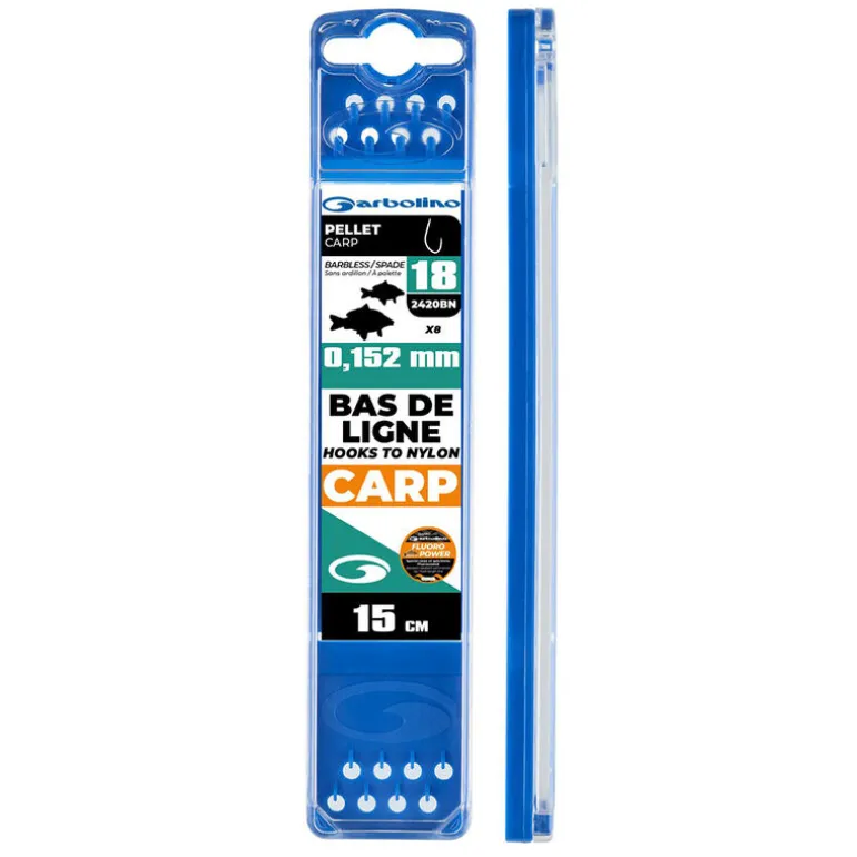 Bas de Ligne Montés Compétition GARBOLINO Pellet Carp