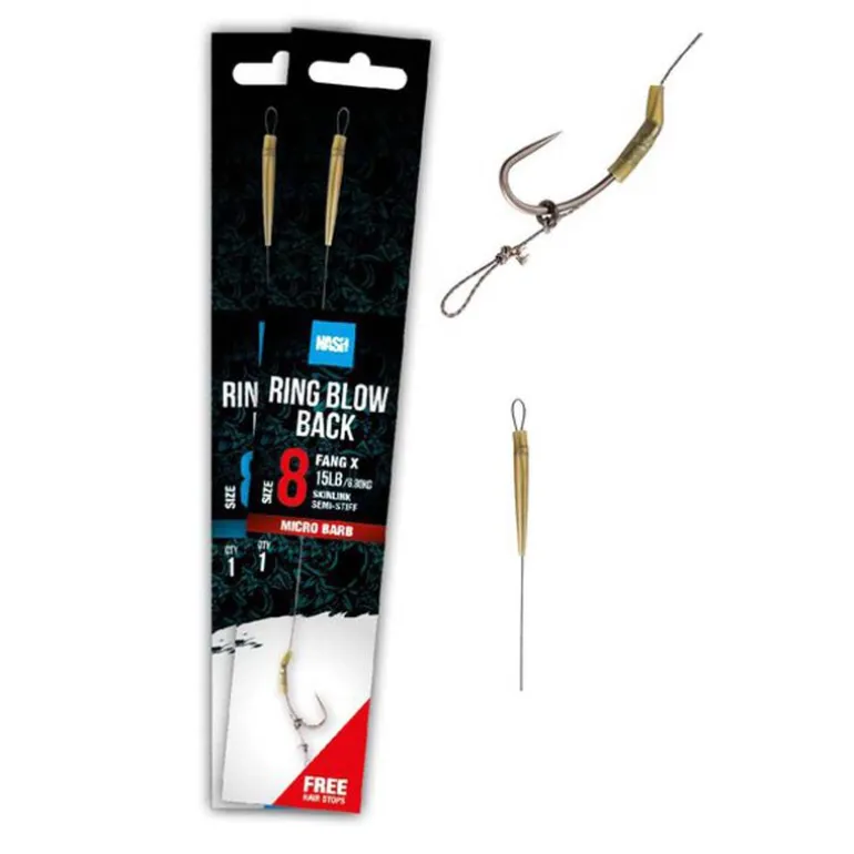 Bas De Ligne Nash Blow Black Rig Barbless
