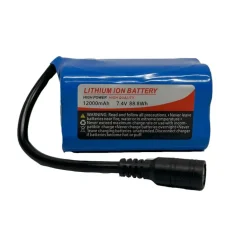 Batterie 7.4v 12000MAH pour bateau amorceur Team Carpfishing
