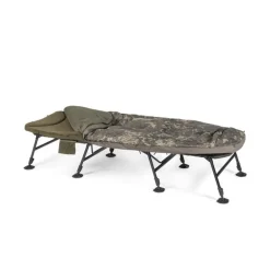 Bedchair Nash Indulgence HD40 Sleep System 8 Legs Camo Wide