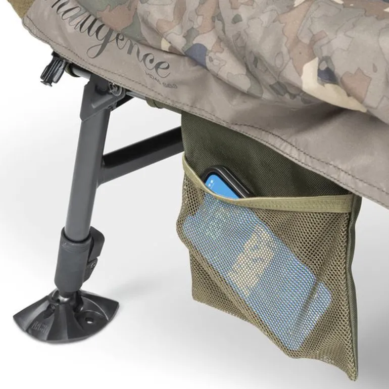 Bedchair Nash Indulgence HD40 Sleep System 8 Legs Camo Wide