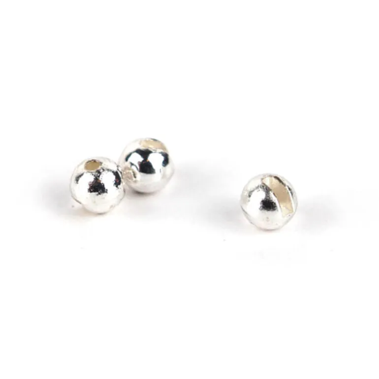 Billes Fendues Textreme Tungsten Slotted Beads Silver (x20)
