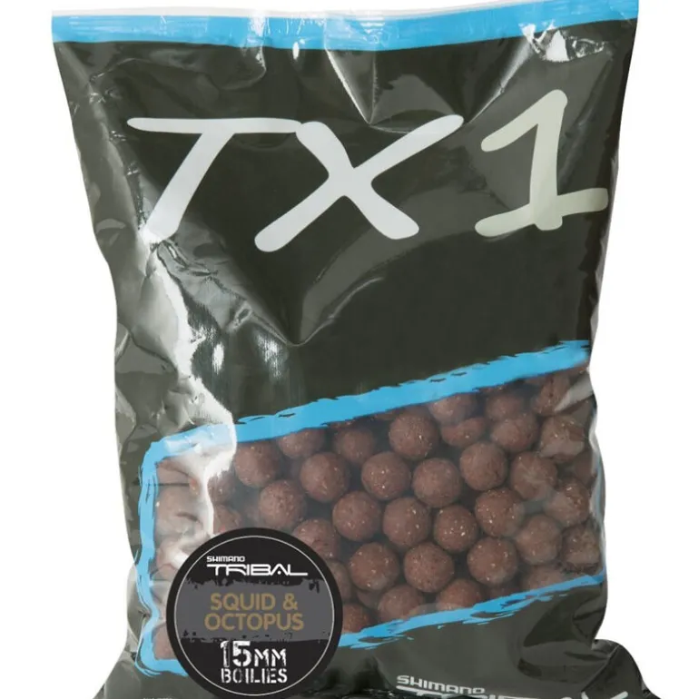 Bouillettes Shimano TX1 Squid et Octopus 15mm