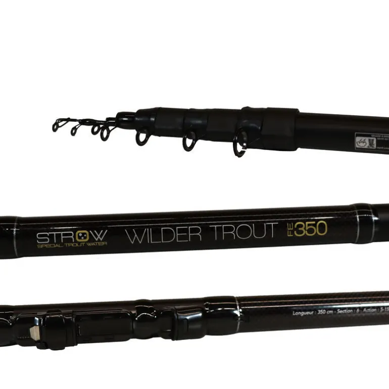 Canne Téléréglable Strow Wilder Adjust FE 350 3.50m, 5-15g