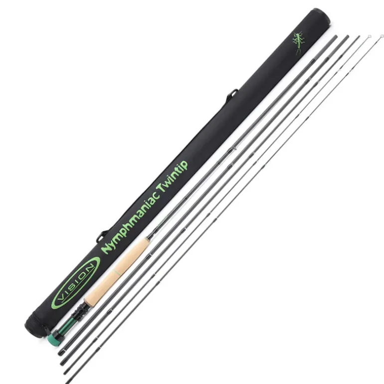 Canne Vision Nymphmaniac Twintip Cork 10'3", Soie de #3