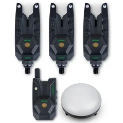 Coffret 3 détecteurs + 1 centrale + 1 lampe bivvy Sonik HeroX