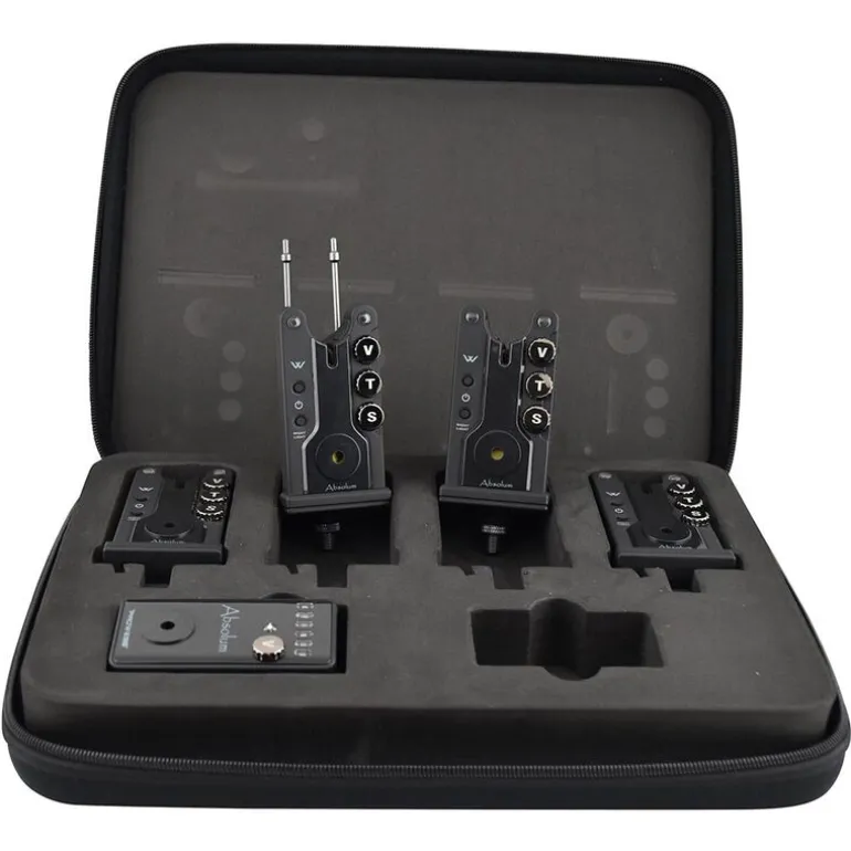 Coffret 4 détecteurs carpe prowess absolum + centrale