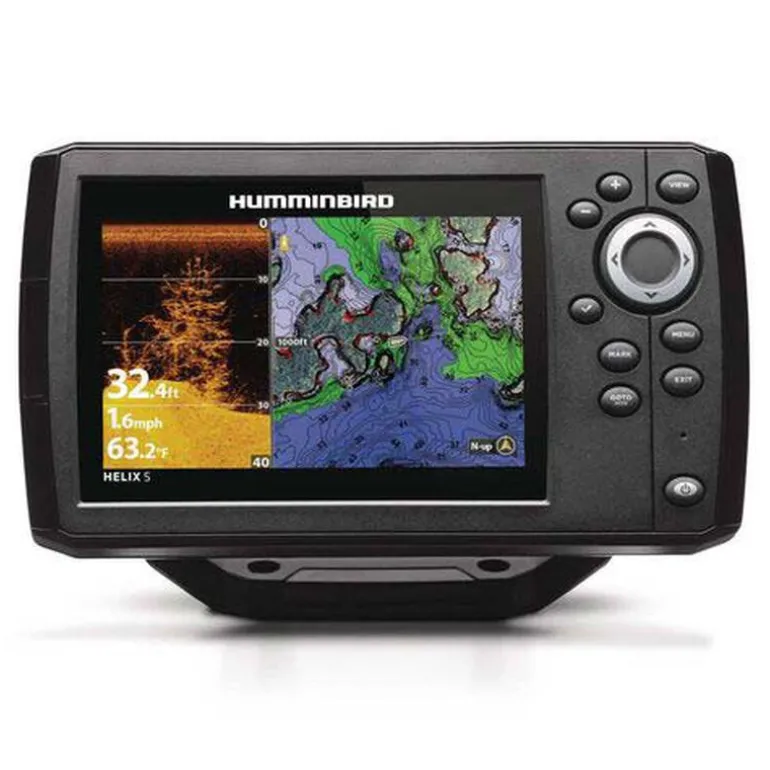 Combiné Humminbird Helix 5 G3 Chirp DI Sonde Tableau Arrière et Température