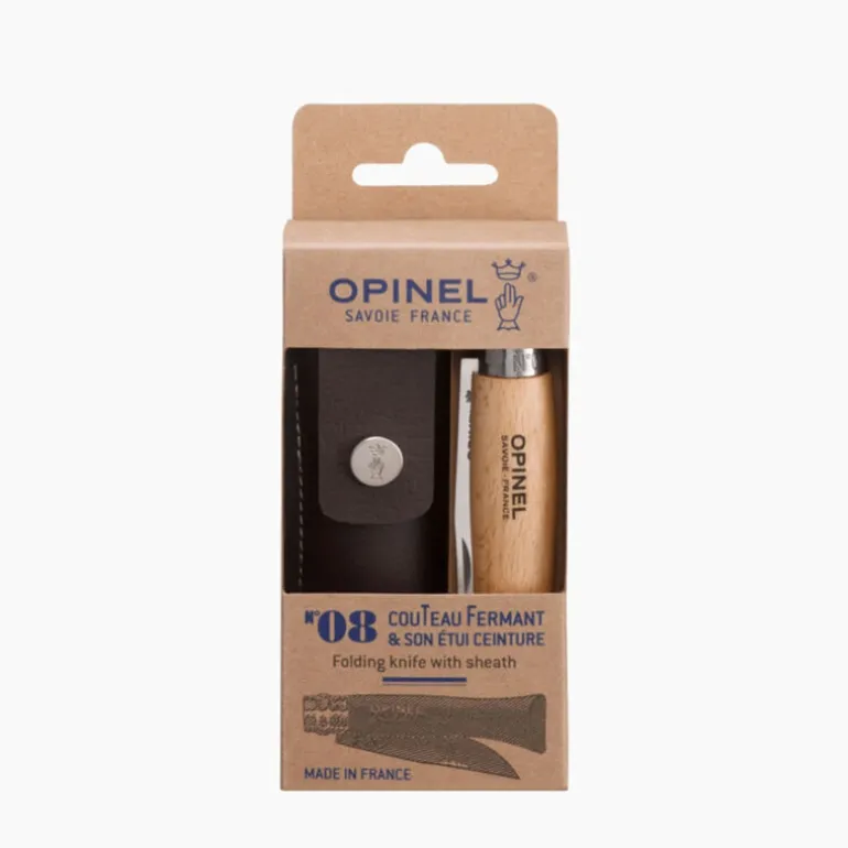 Couteau Opinel N°08 Inox + Étui