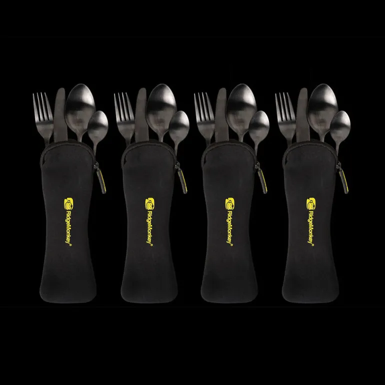 Couverts Ridge Monkey DLX Cutlery Set Four Pack