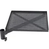 Desserte d’angle rive - 1 point - alu noir d36
