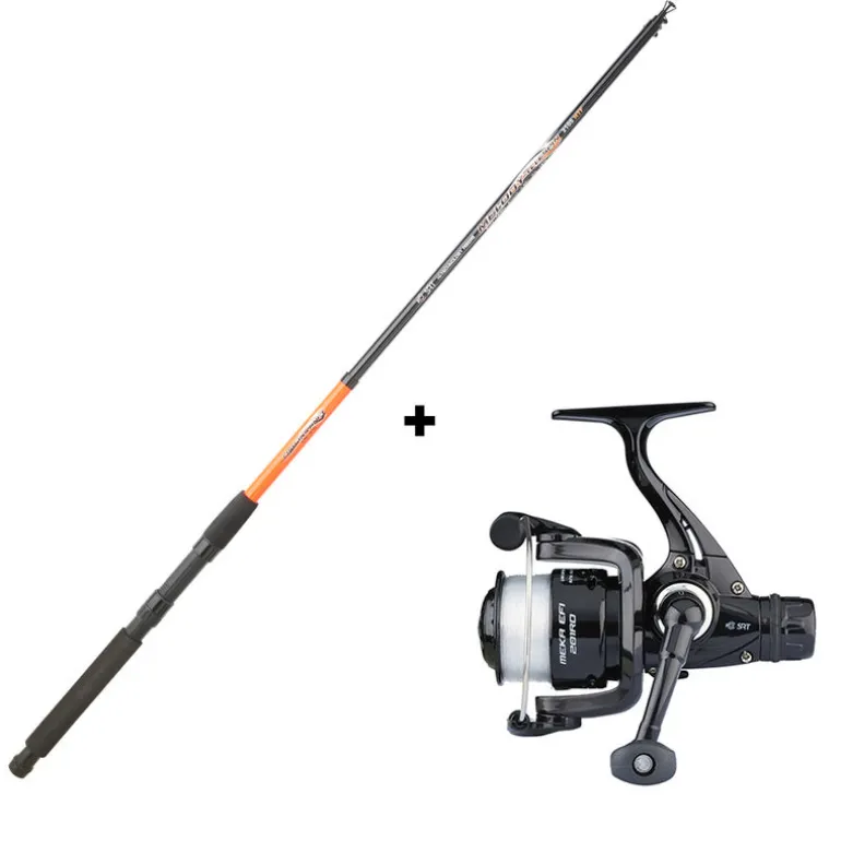 Ensemble Canne Fish Instinct Melody Telespin 2.10m, 10-30g + Moulinet Meka Efi 201 Rd + Nylon 0.23mm