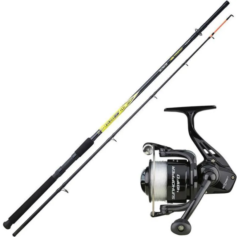 Ensemble Sunset Koloss SW 2.10m, 100-300g + Moulinet Sunhopper SWF 651 Fd