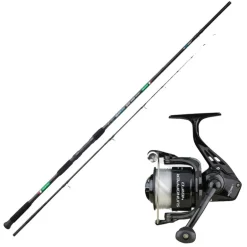 Ensemble Sunset Seaboss SW 2.10m, 100-200g + Moulinet Sunhopper SWF 501Fd