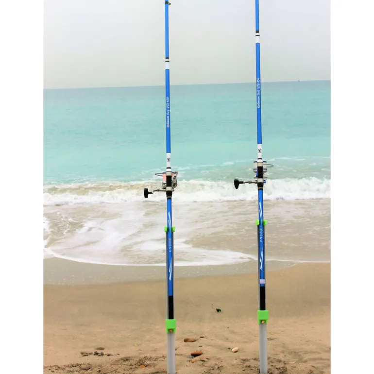 Ensemble surfcasting canne optimum surf ftr 4.20m + x3 surf 9000