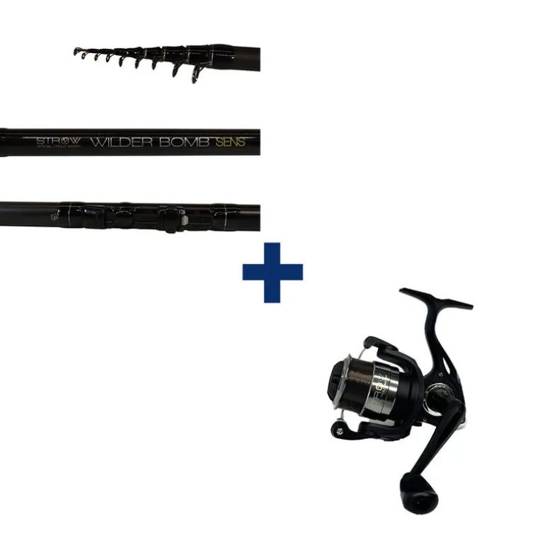 Ensemble WILDER BOMB SENS 20-60G + FIRST TROUT 2000 FD