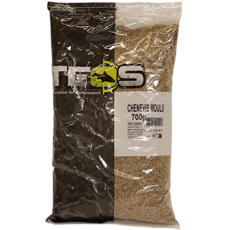 Farine pour la pêche au coup active baits chènevis moulu 700g