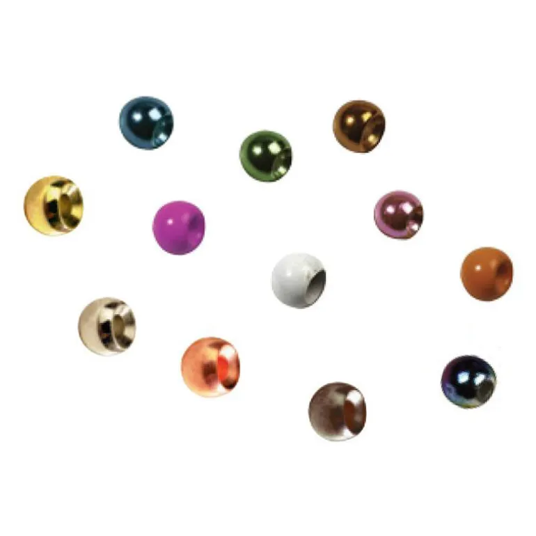 Fly tying billes laiton jmc (x25) 2 mm
