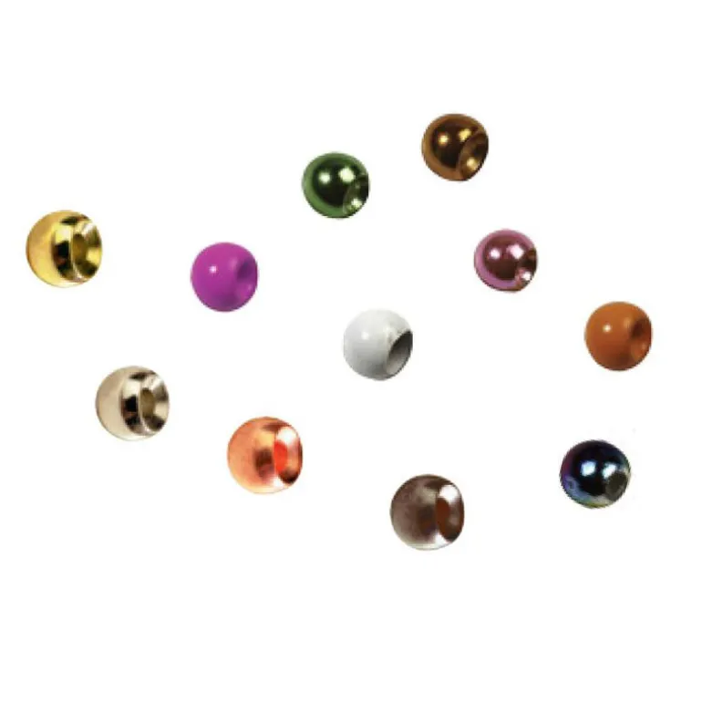 Fly tying billes laiton jmc (x25) 2,4 mm