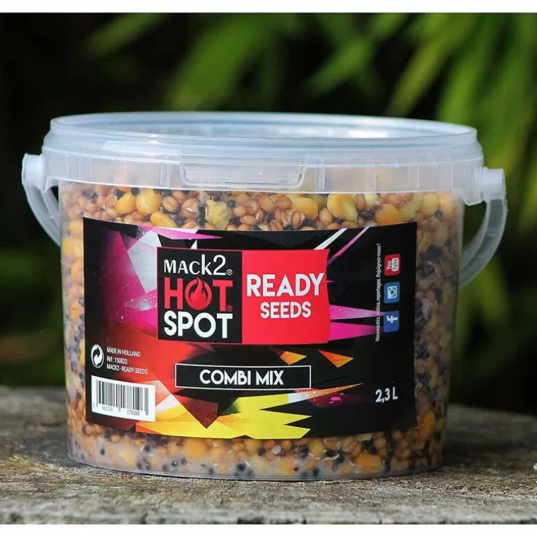 Graine cuite carpe mack2 ready made combi mix 2.3l