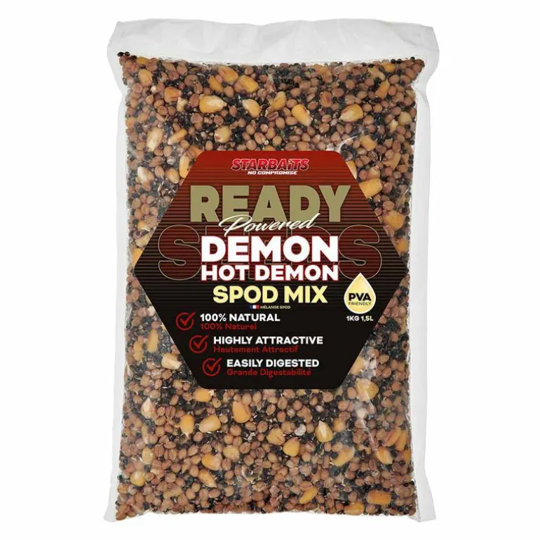 Graines Cuites Starbaits Ready Seed Demon Spod Mix