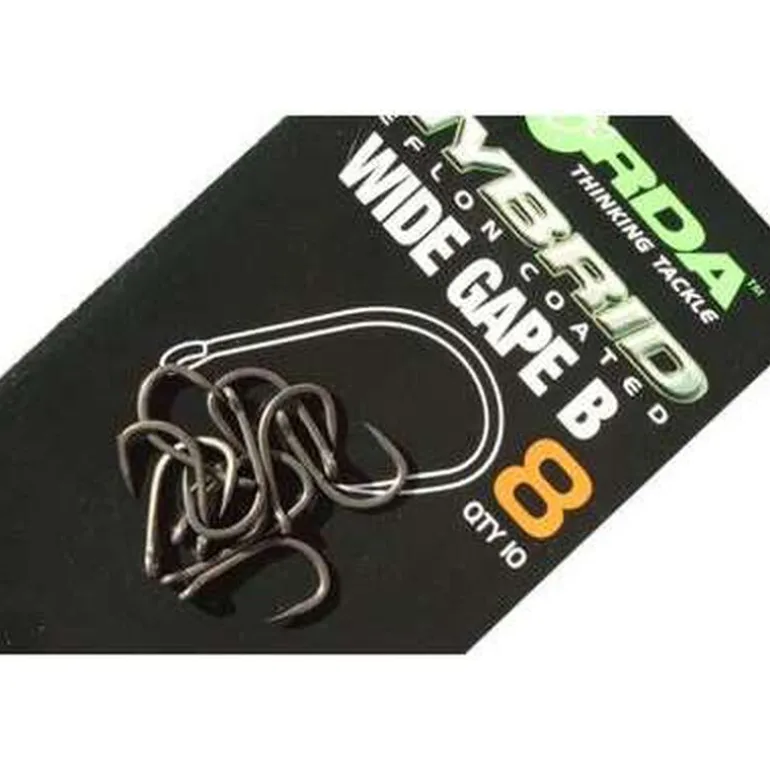 Hameçon sans ardillon carpe korda wide gape barbless