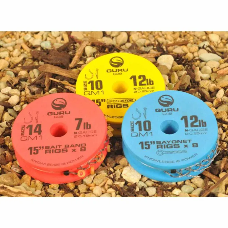 Hameçons montés coup guru bayonnets qm1 38cm (x8)
