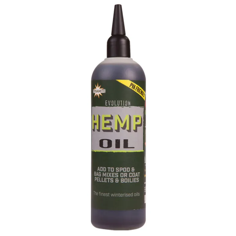 Huile carpe dynamite baits evolution oil hemp 300ml