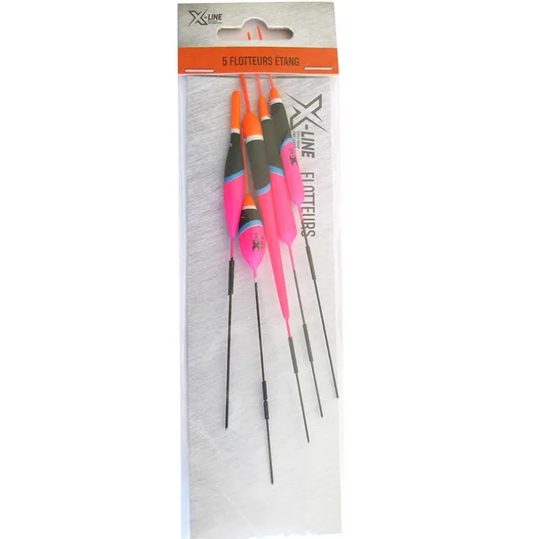 Kit 5 flotteurs x-line étang