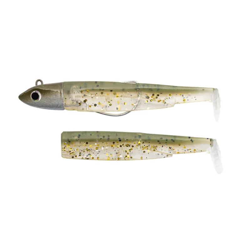 Leurre Souple FIIISH Combo Offshore Black Minnow 9cm 10g