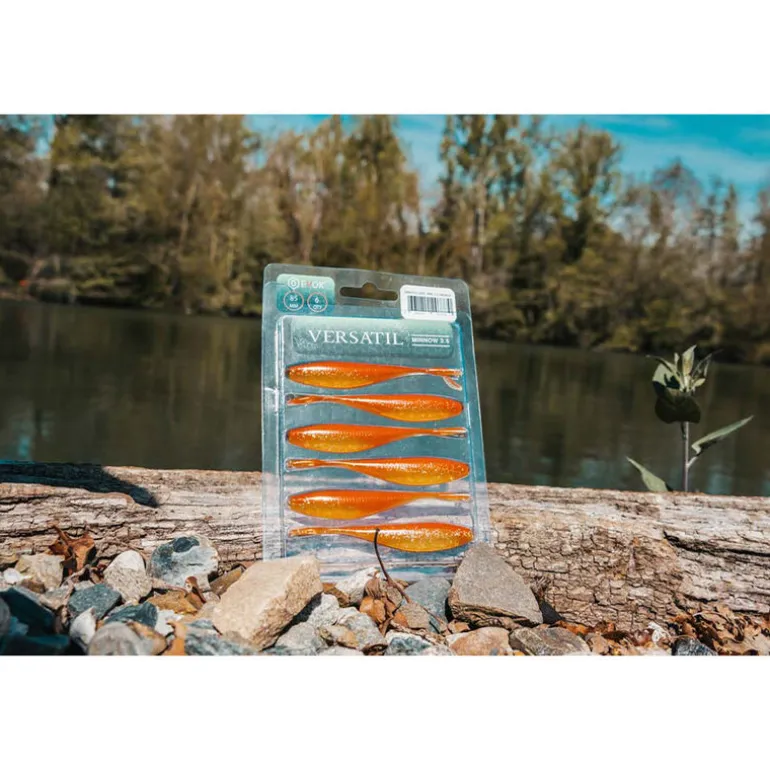 Leurre Souple Finess Evok Versatil Minnow 3.5" 8.5cm (x6)