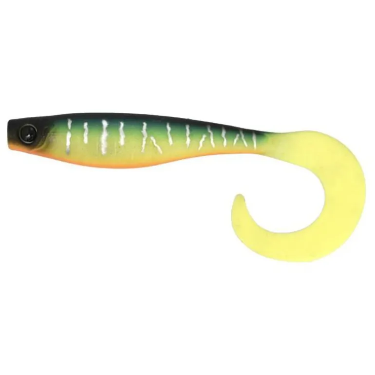Leurre Souple Monté Grub Hyperlastics Curlyminn 15cm, Jighead 14g