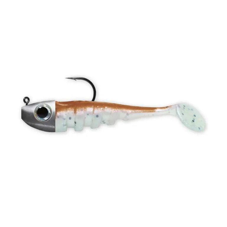Leurre Souple Shad Delalande Toupti Shad 3cm, 2g (x4)
