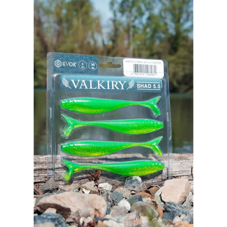 Leurre Souple Shad Evok Valkiry Shad 5.5" 14.5cm (x4)