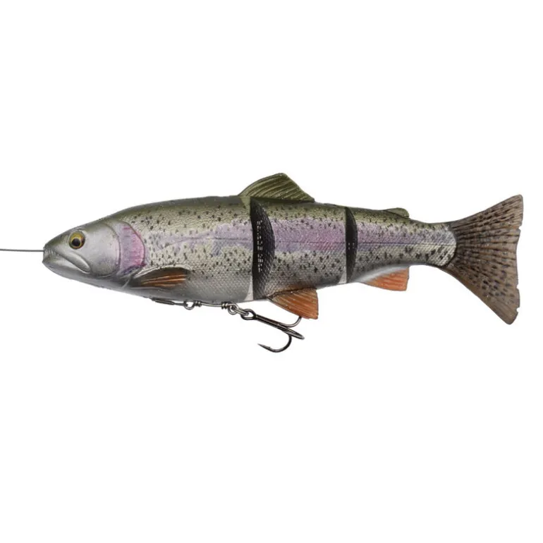 Leurre souple swimbait carnassier savage gear 4d line thru trout mod sink 20cm 98g