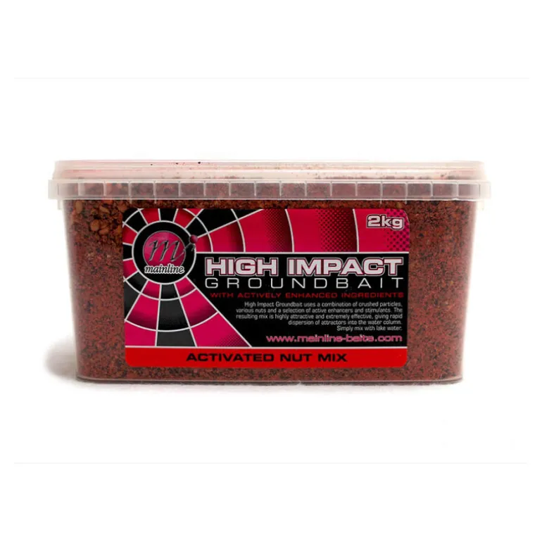Method mix carpe mainline activ nut mix groundbait