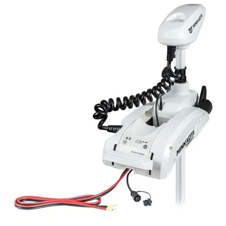 Moteur Electrique Avant Minn Kota RIPTIDE TERROVA 55 GPS - Spécial KAYAK - 12 Vcc - Spotlock - 91 cm