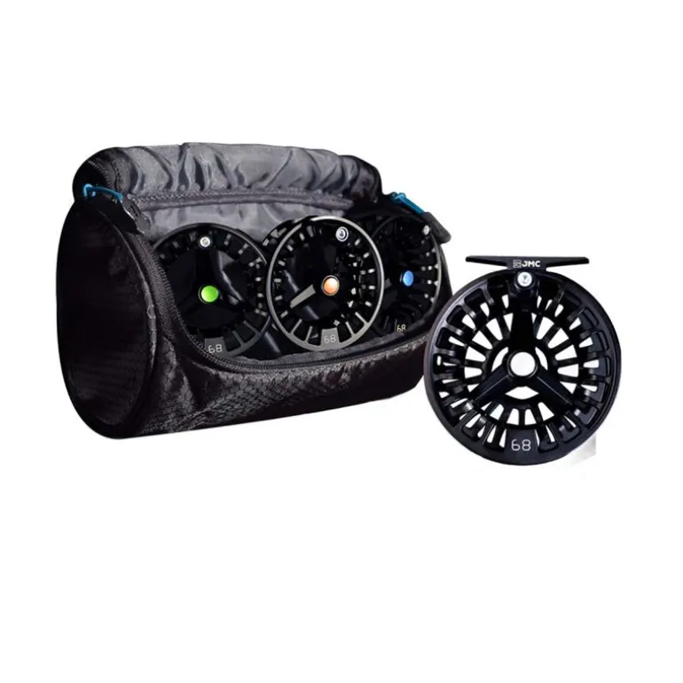 Moulinet Jmc Revolution LT Black 46 Silver + 3 Bobines
