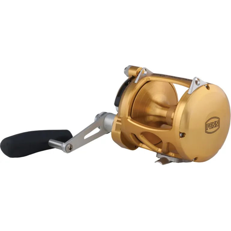 Moulinet traine penn international vi 50 vw double vitesse série gold