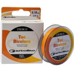 Nylon co-polymère bicolore Garbolino STREAMLINE TOC-MONO Orange/jaune 150m