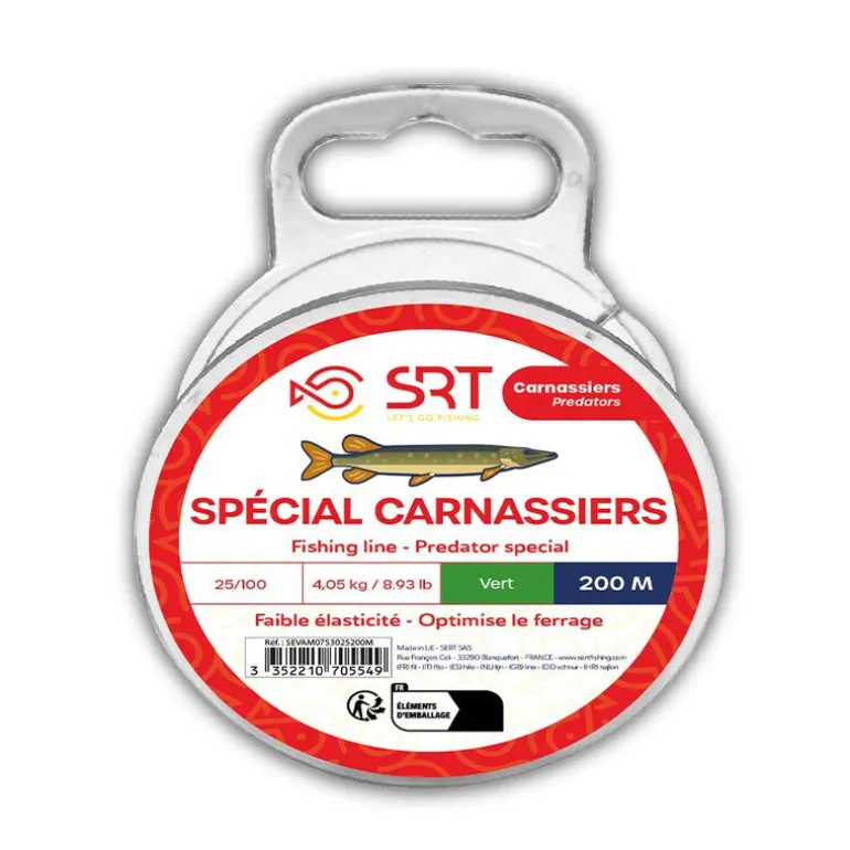 Nylon Sert Spécial Carnassier Vert 200m