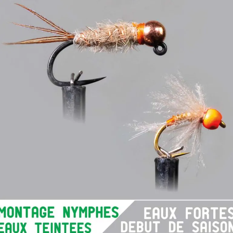 Nymphes Garbolino X2 - début de saison / eaux fortes / eaux teintées
