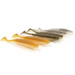 Pack 18 Shad 8.5cm + 9 Têtes Plombées + Boîte Offerte